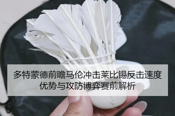 多特蒙德前瞻马伦冲击莱比锡反击速度优势与攻防博弈赛前解析